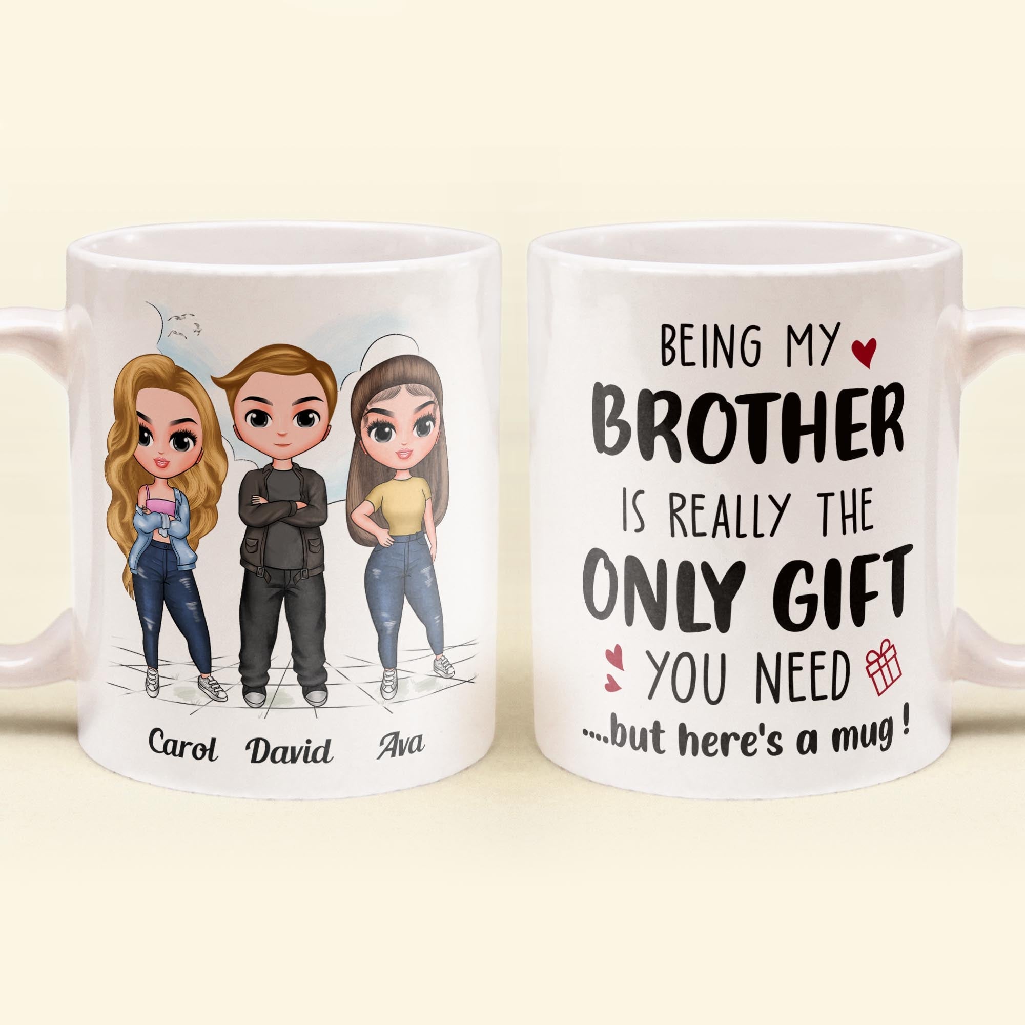 Being My Brother Is Really The Only Gift You Need - Personalized Mug