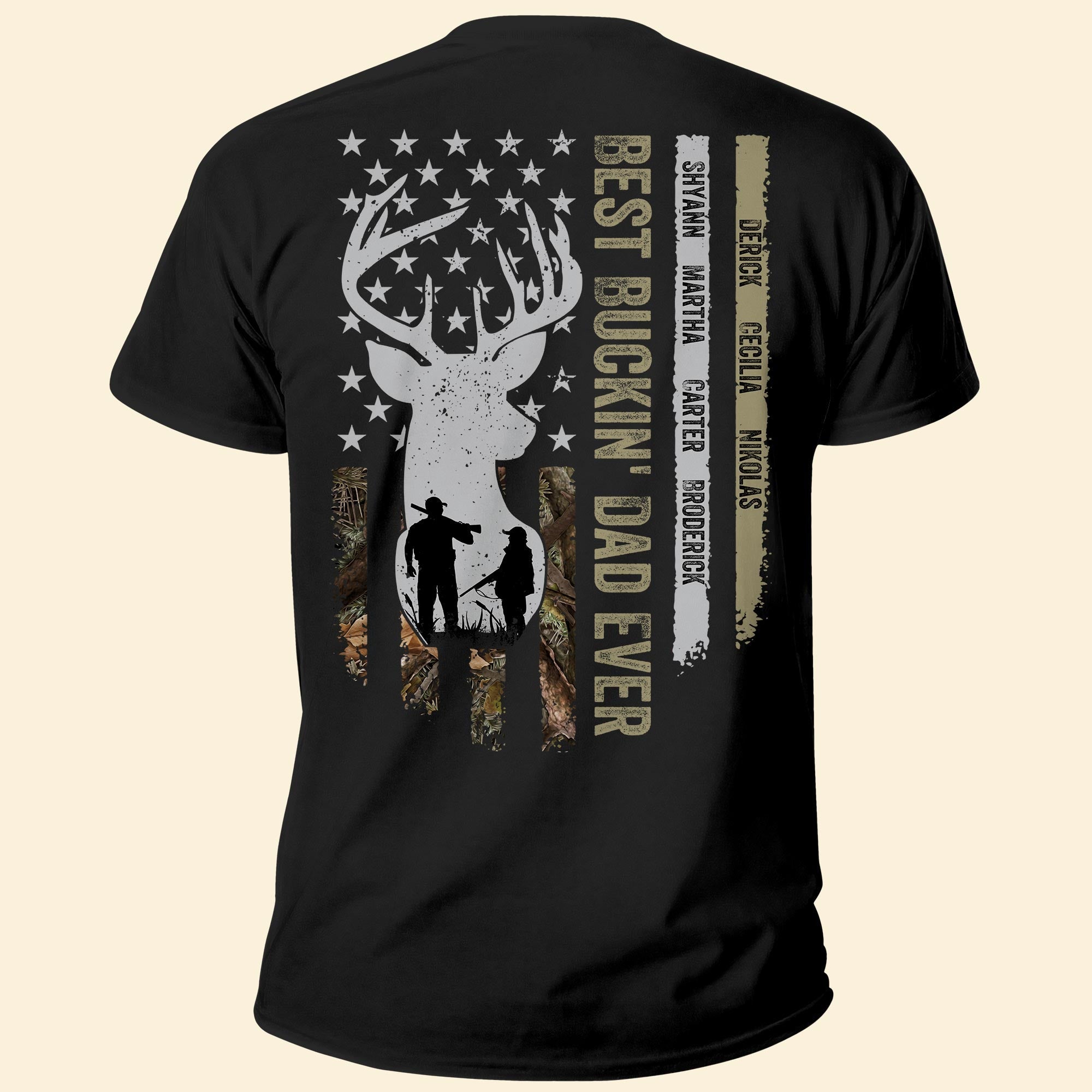 Best Buckin' Dad Ever - Personalized Shirt