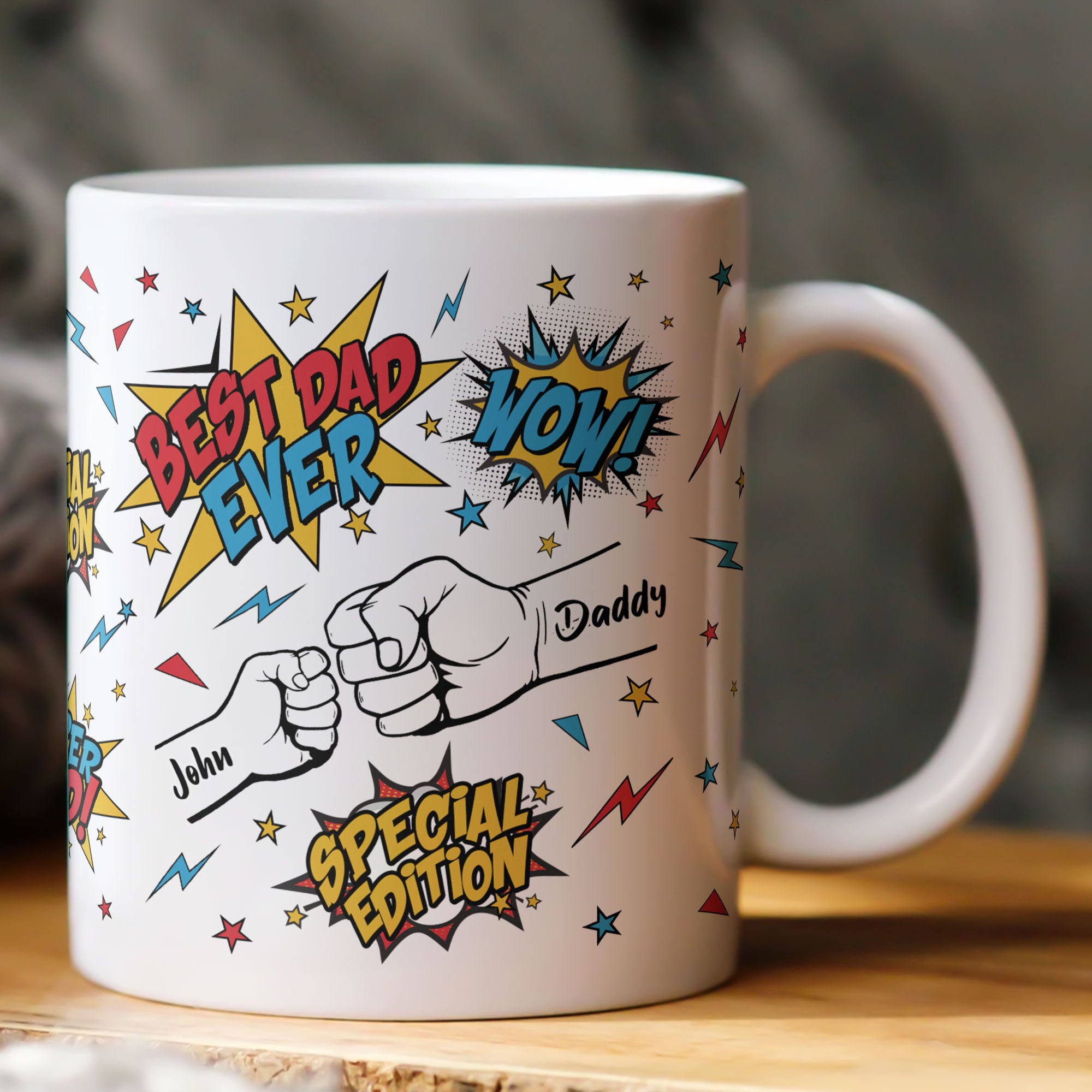Best Dad Ever - Limited Edition - Personalized Mug