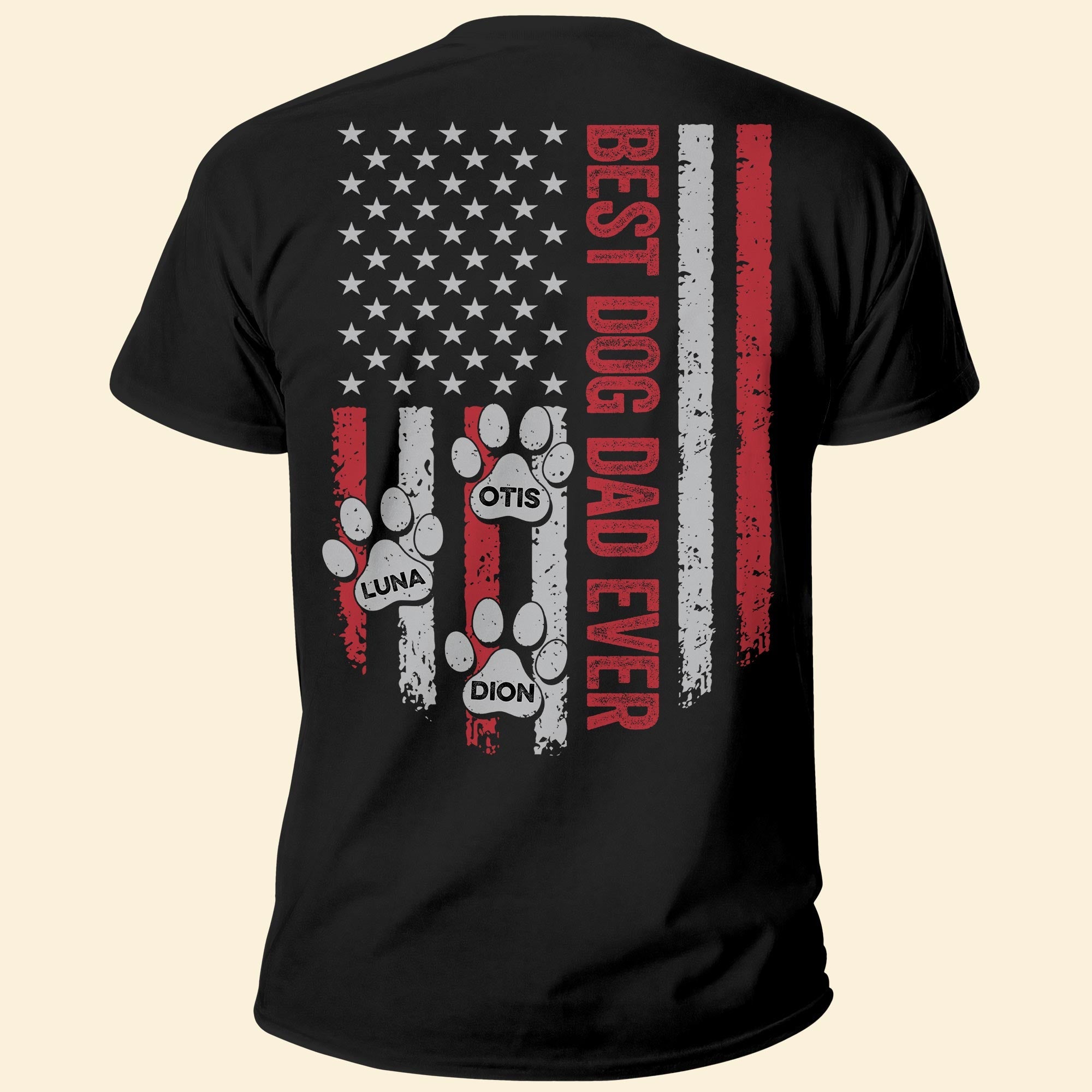 Best Dog Dad Ever - Personalized Shirt