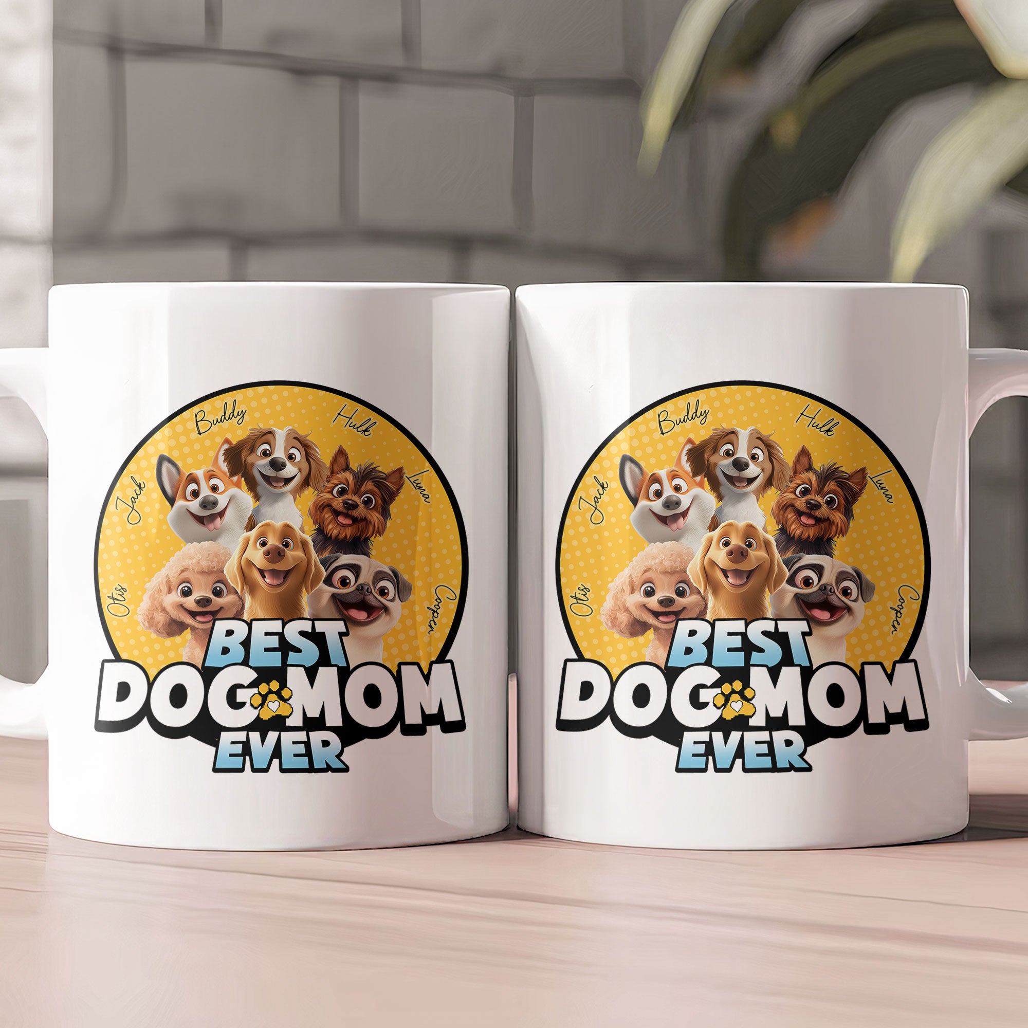 Best Dog Mom Ever - New Dog - Personalized Mug