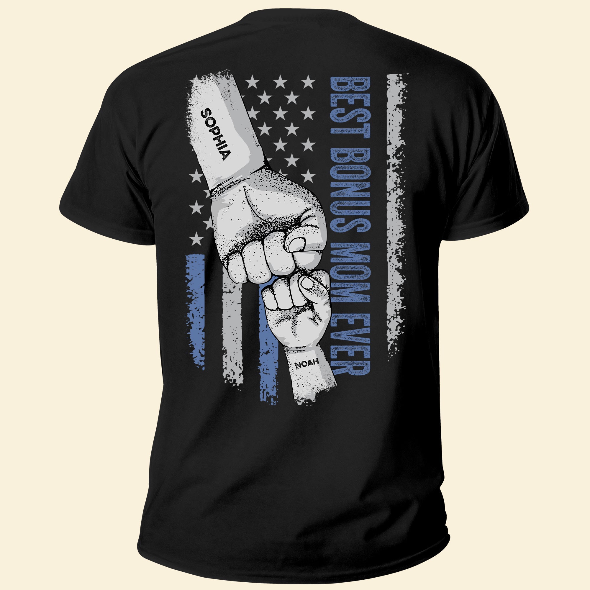 Best Bonus Mom Ever - Personalized Shirt - Mother's Day, Birthday, Christmas Gift For Mom, Bonus Mom, Stepmom