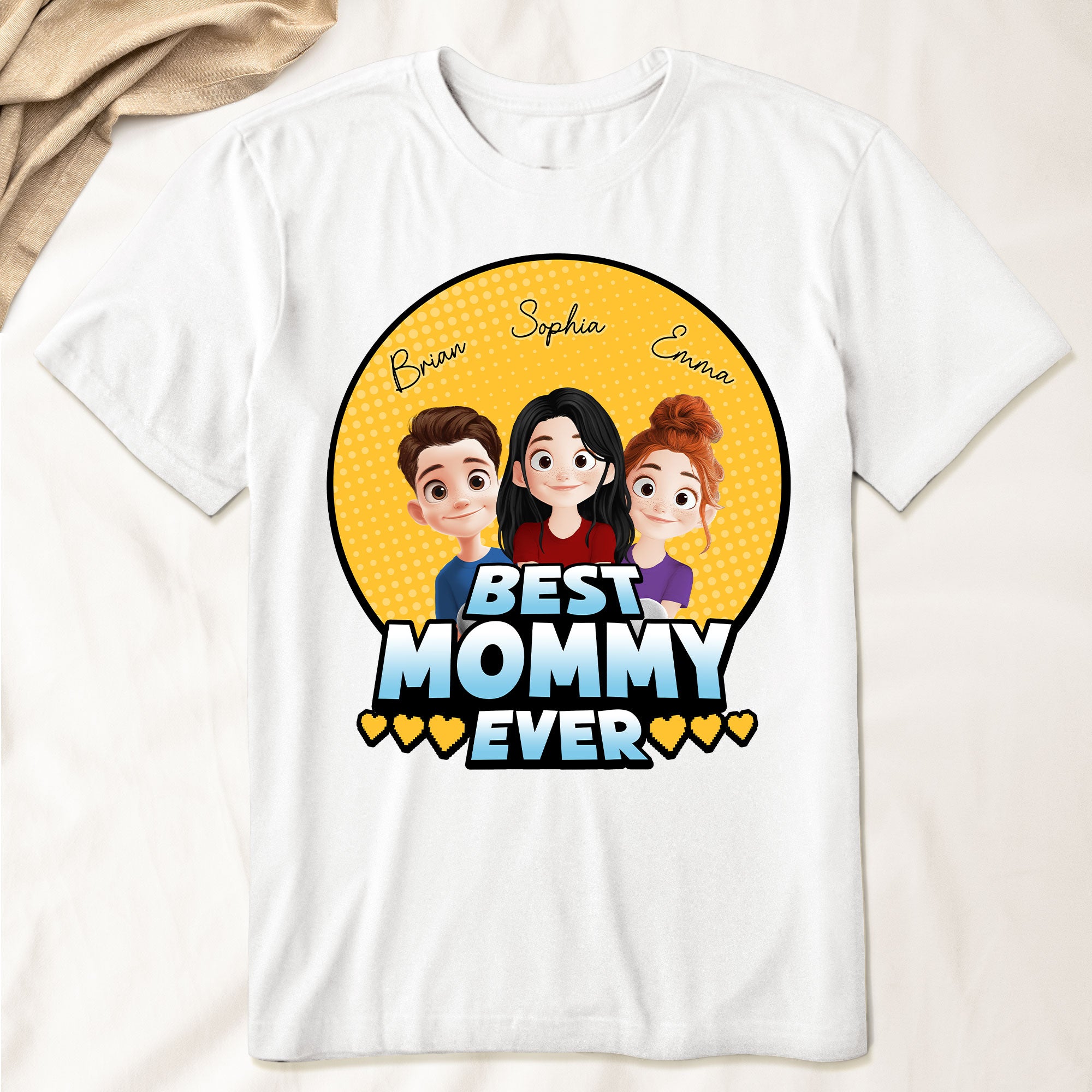 Best Mom Ever - Cartoon Version - Personalized Shirt