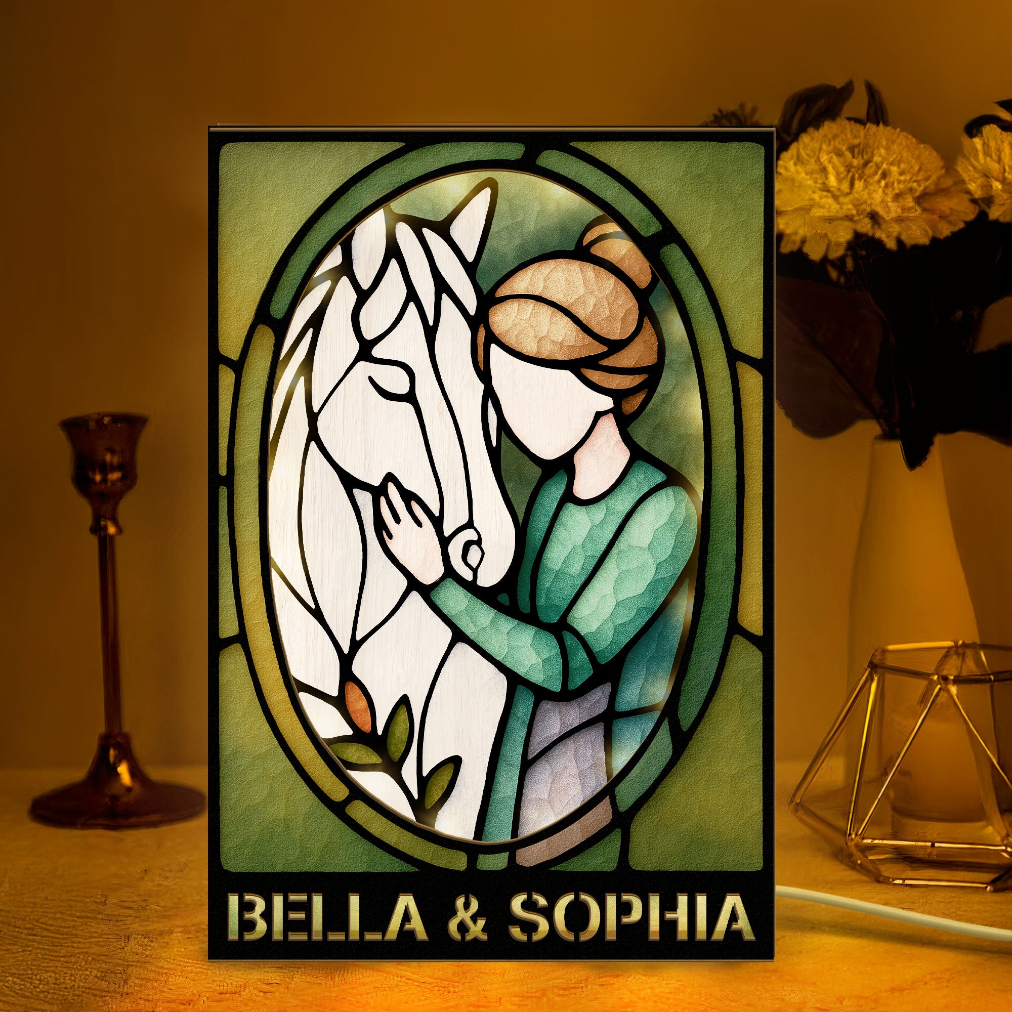 Bond That Can't Be Broken - Personalized LED Night Lamp