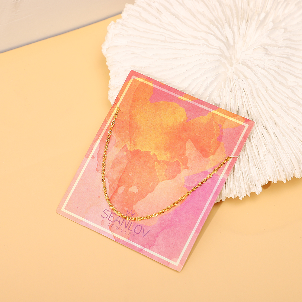 SeanLov Gold Jewelry Chains for Women Girls Super Sturdy Shiny Necklaces