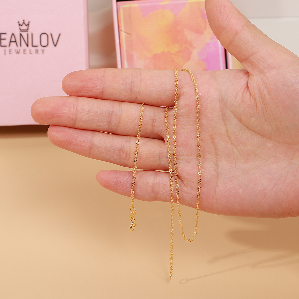 SeanLov Gold Jewelry Chains for Women Girls Super Sturdy Shiny Necklaces