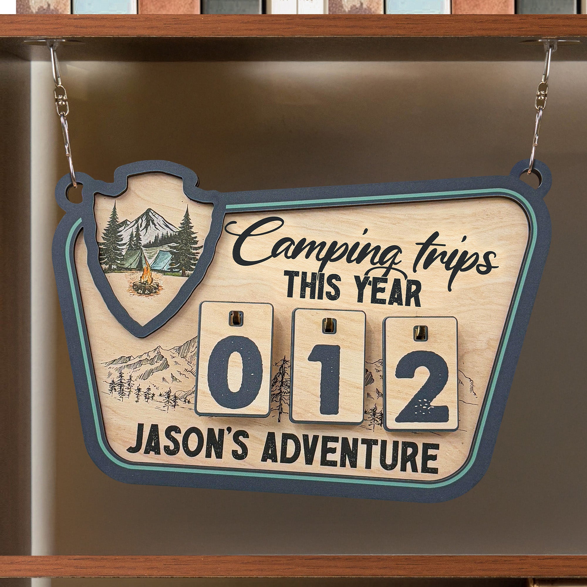 Camping Trips This Year - Personalized Camping Tracker