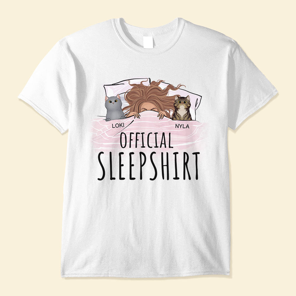 Cat Lovers - Official Sleepshirt Shirt - Gift For Cat Mom