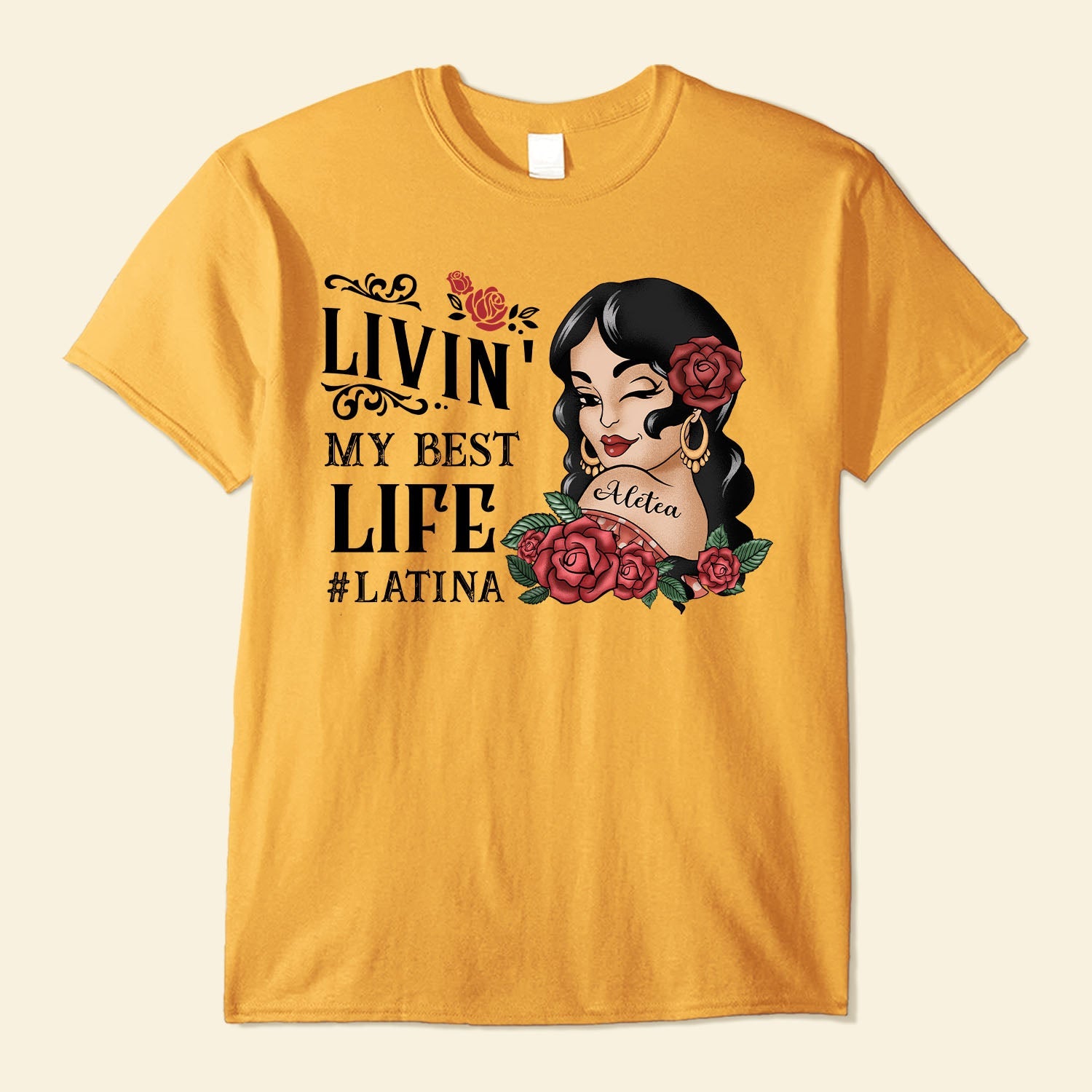 Living My Best Life - Personalized Shirt - Hispanic Month Gift For Hispanics & Latinos
