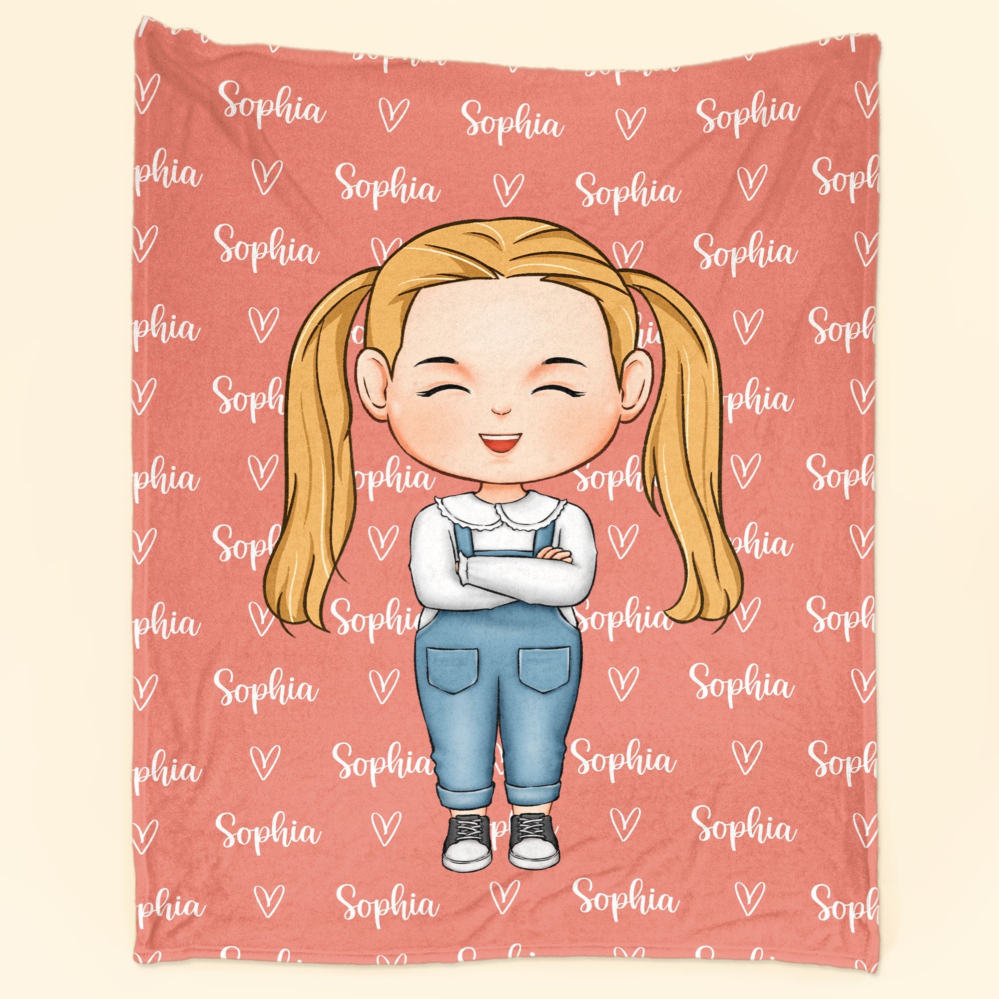 Personalized Name Blanket For Kids - Personalized Baby Blanket