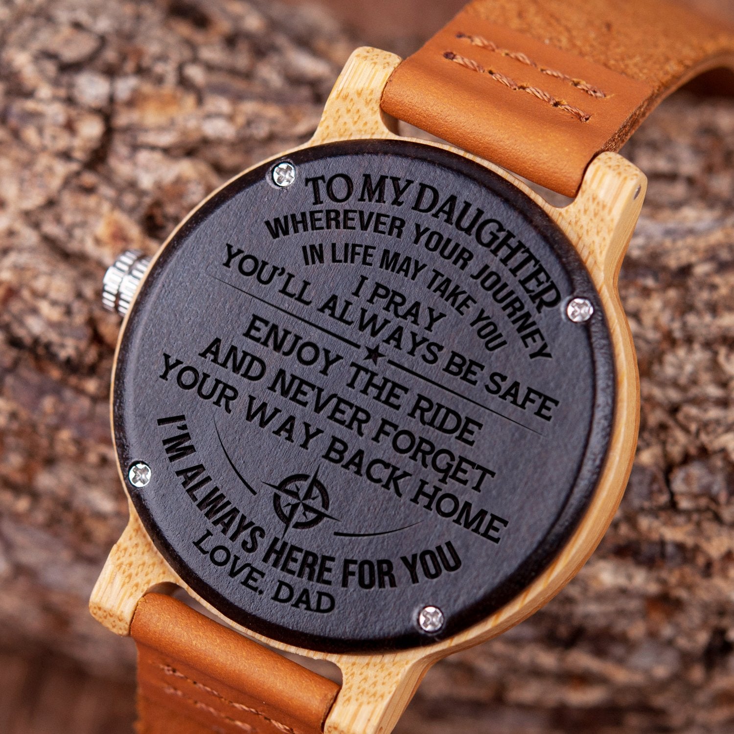 DAUGHTER DAD - ENJOY THE RIDE 2 - WOOD WATCH 