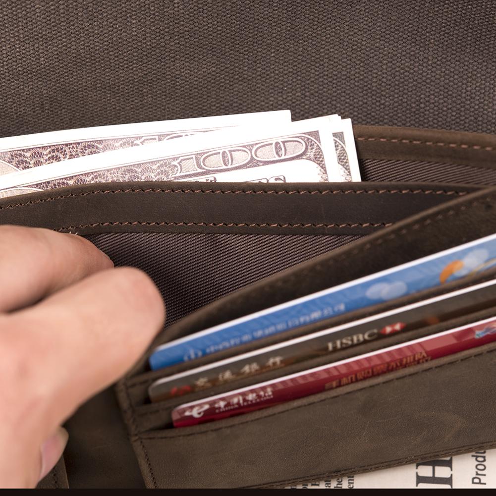 Leather Wallet To My Man-A Loves Gift