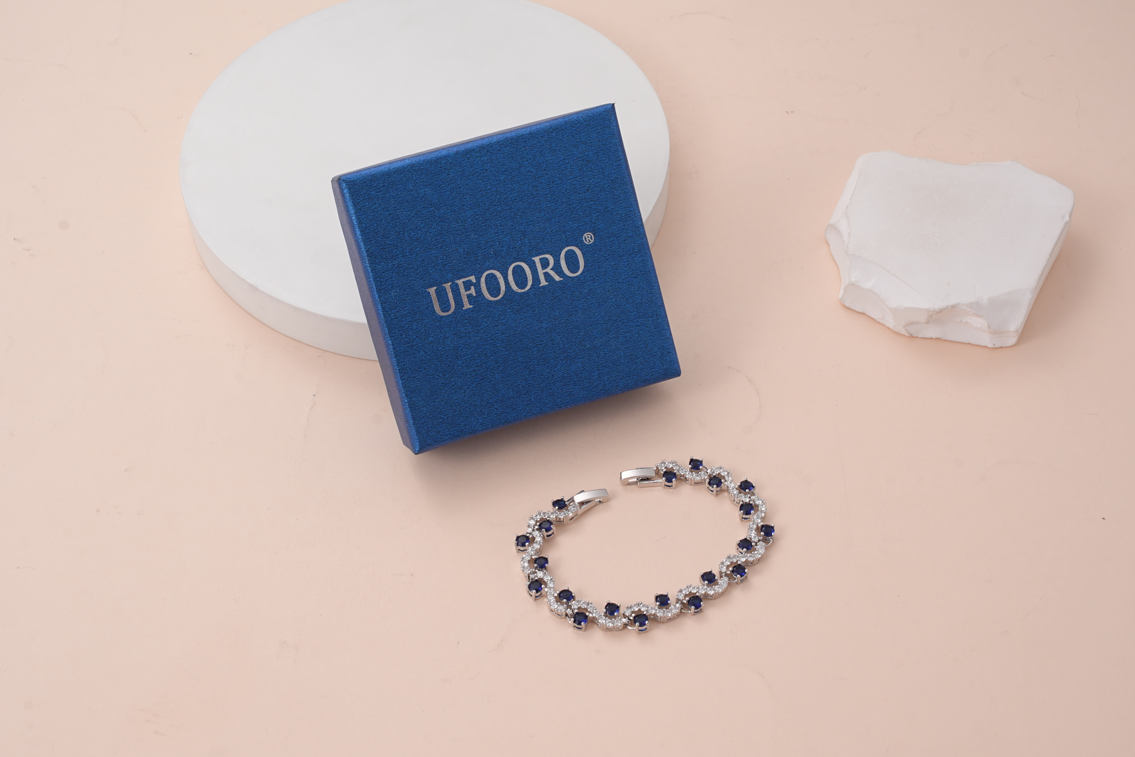 UFOORO Sterling Silver Bracelet for Women Classic Chain Link Jewelry Tarnish Resistant