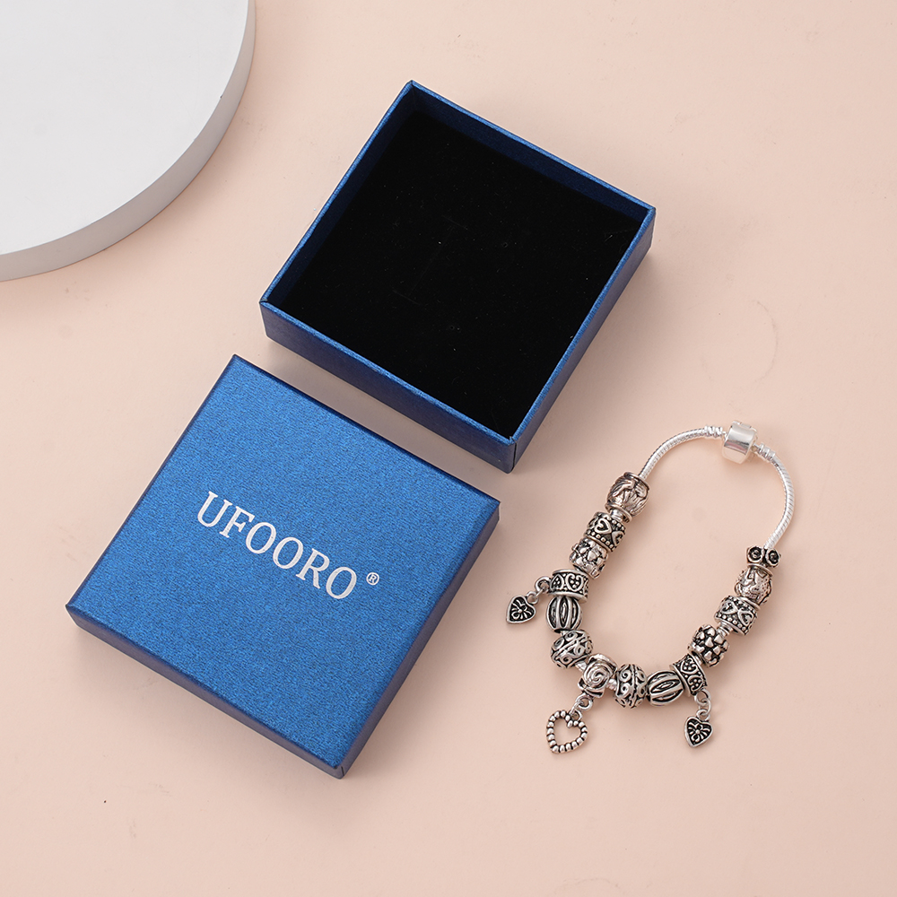 UFOORO Stainless Steel Bracelets for Women Waterproof Tarnish Free Gold Chain Link Jewelry