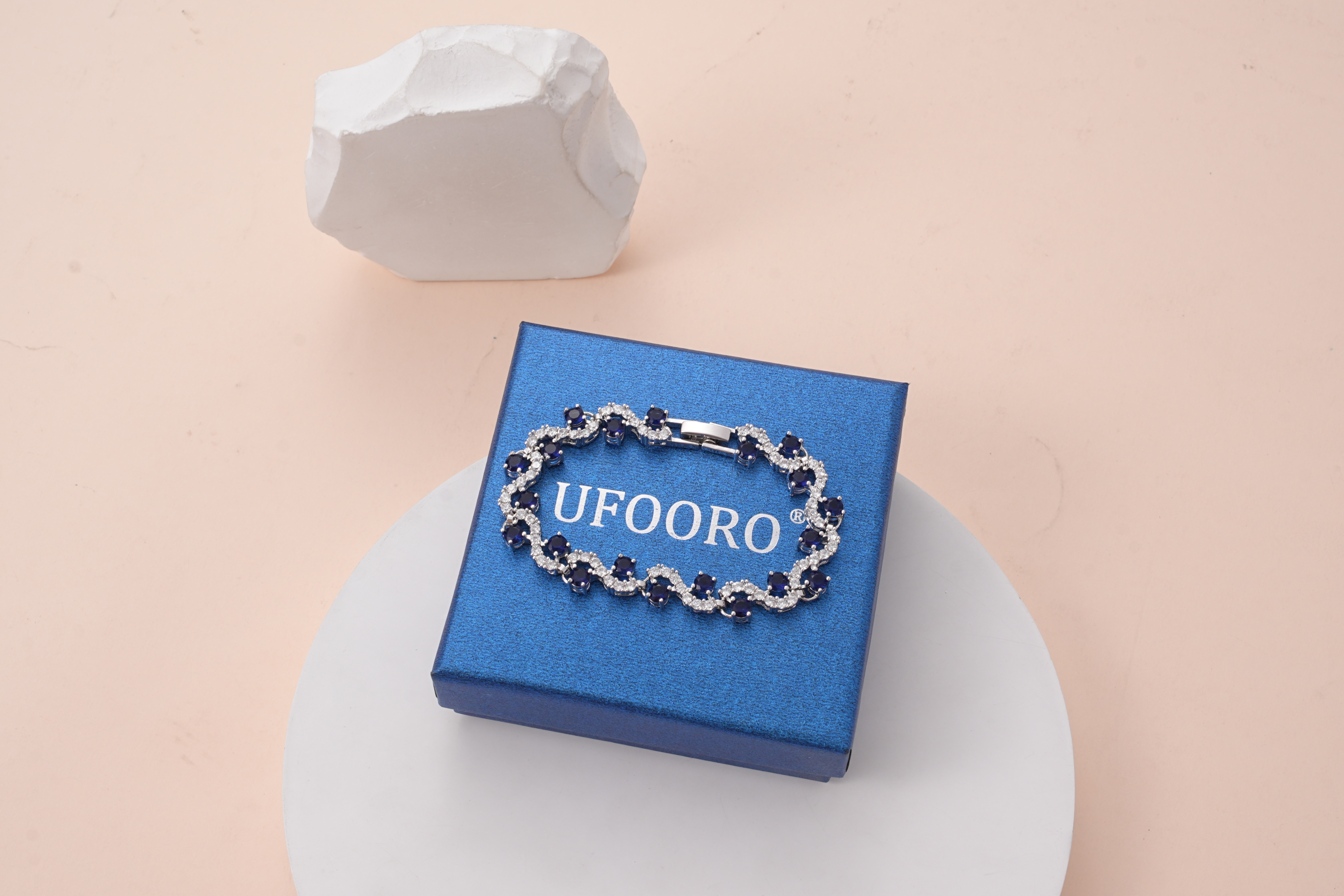 UFOORO Sterling Silver Bracelet for Women Classic Chain Link Jewelry Tarnish Resistant