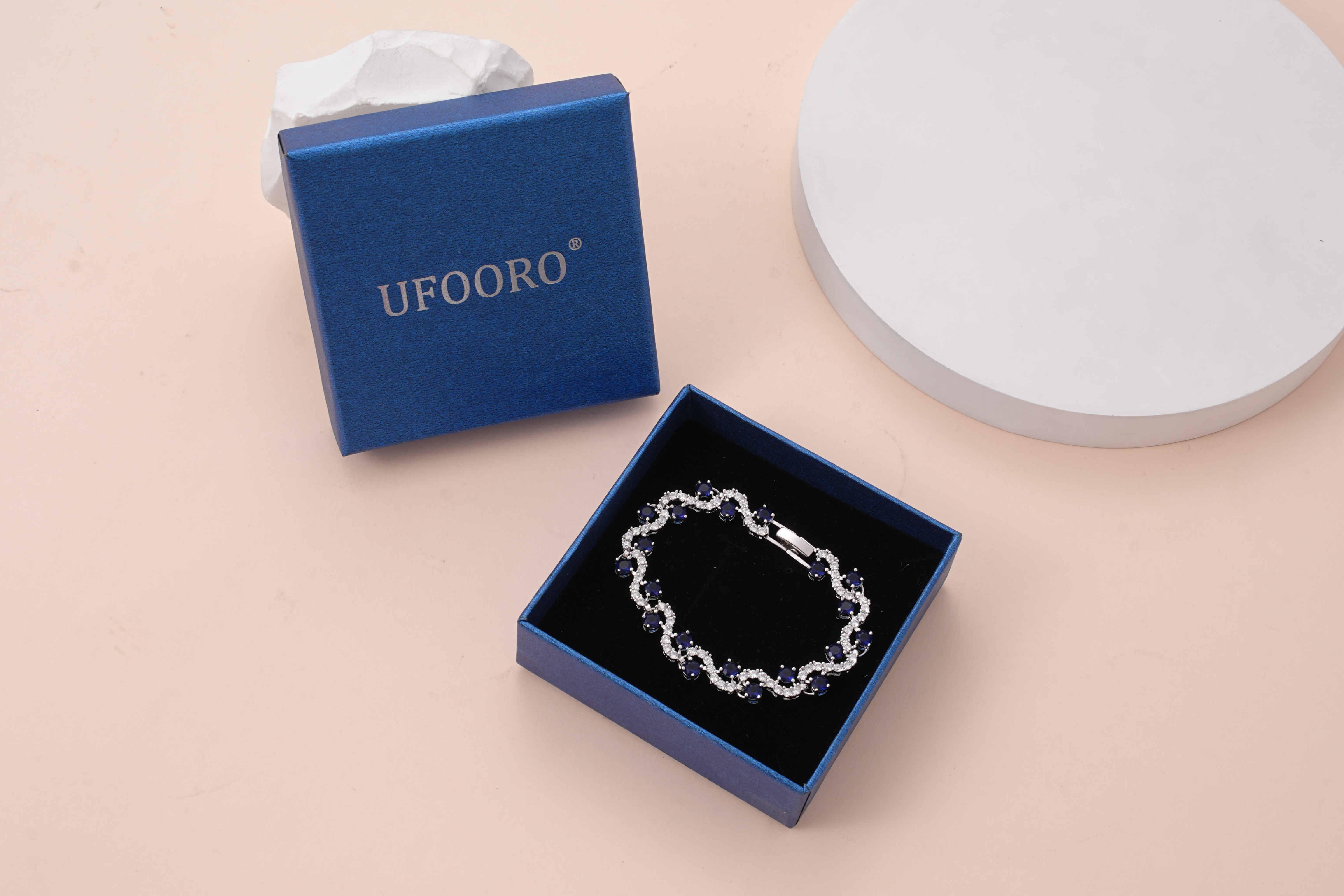 UFOORO Sterling Silver Bracelet for Women Classic Chain Link Jewelry Tarnish Resistant