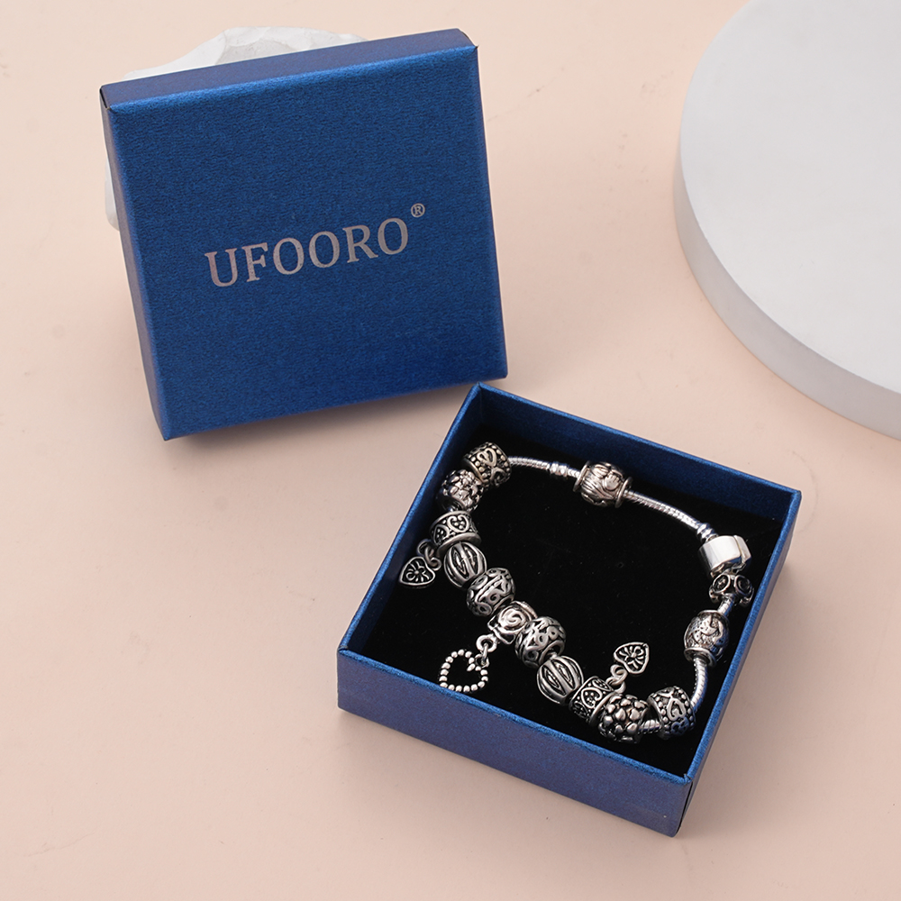 UFOORO Stainless Steel Bracelets for Women Waterproof Tarnish Free Gold Chain Link Jewelry