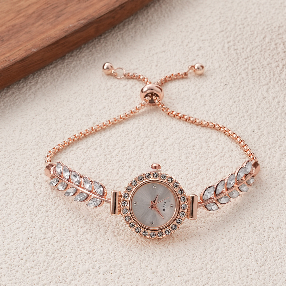Hainon Women Wrist Watches,Rose Gold Plating 