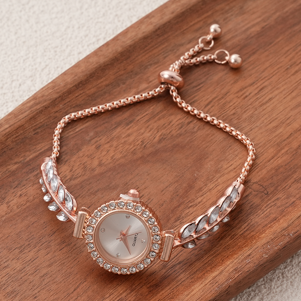 Hainon Women Wrist Watches,Rose Gold Plating 
