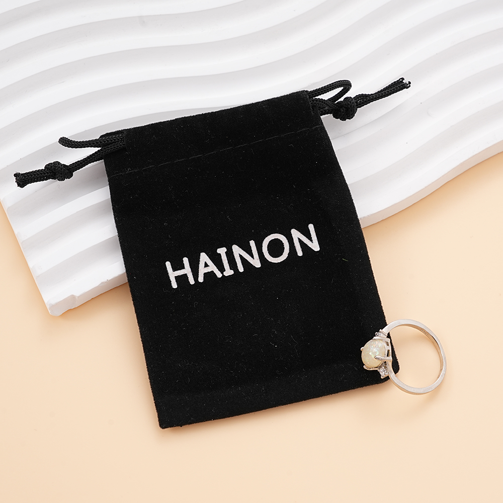 Hainon Imitation Jewellery With White Opal - Wedding Rings