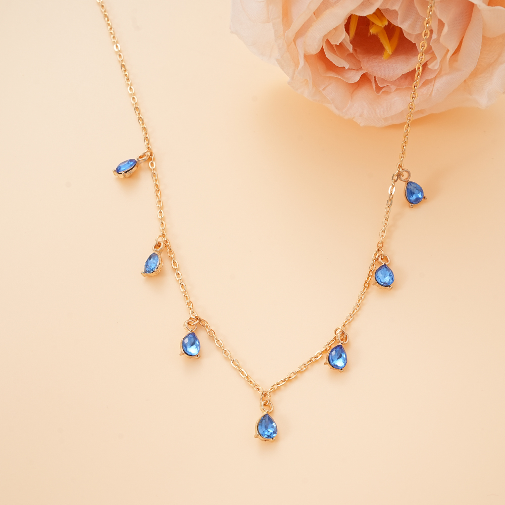 Hainon Women Summer Necklace with 7pc Charms