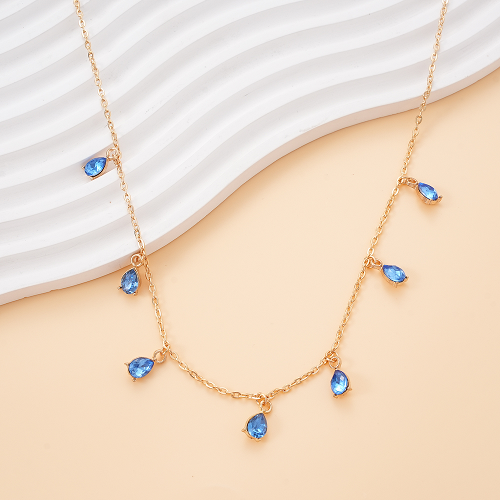 Hainon Women Summer Necklace with 7pc Charms