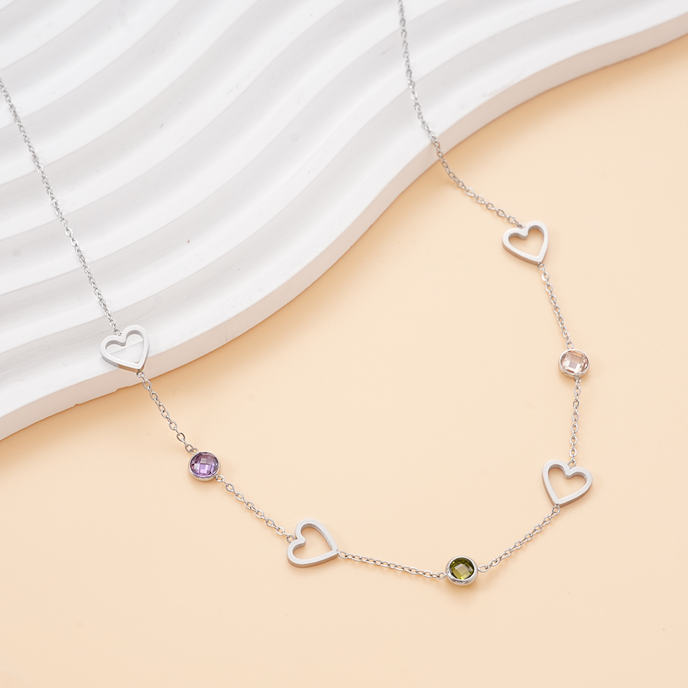 Hainon Heart Necklace for Lovers at Mothers Day or Christams Birthday