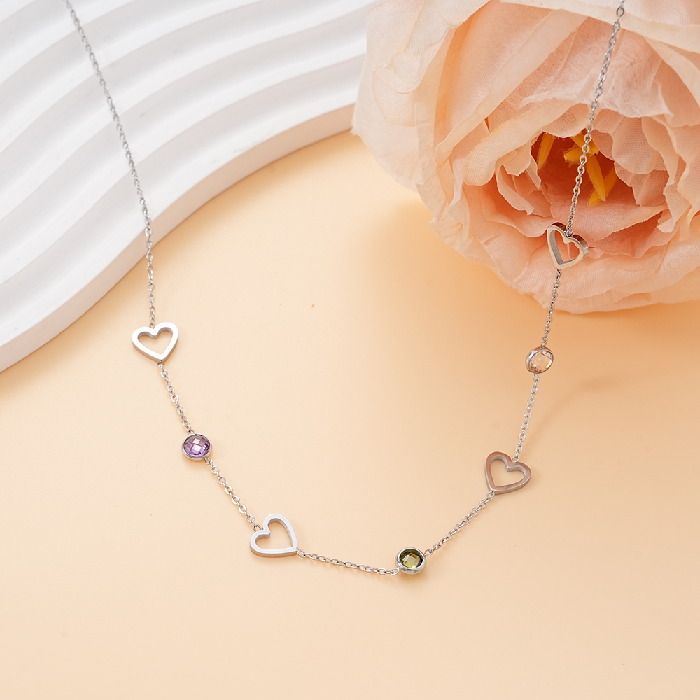 Hainon Heart Necklace for Lovers at Mothers Day or Christams Birthday