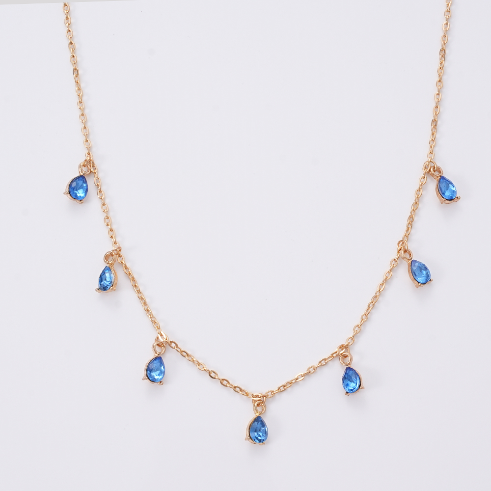 Hainon Women Summer Necklace with 7pc Charms