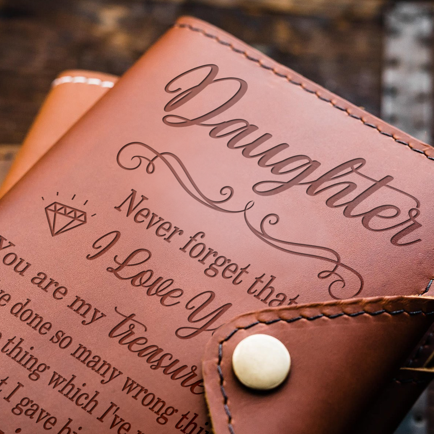 DAUGHTER MOM - MY TREASURE - JOURNAL COVER-A Loves Gift