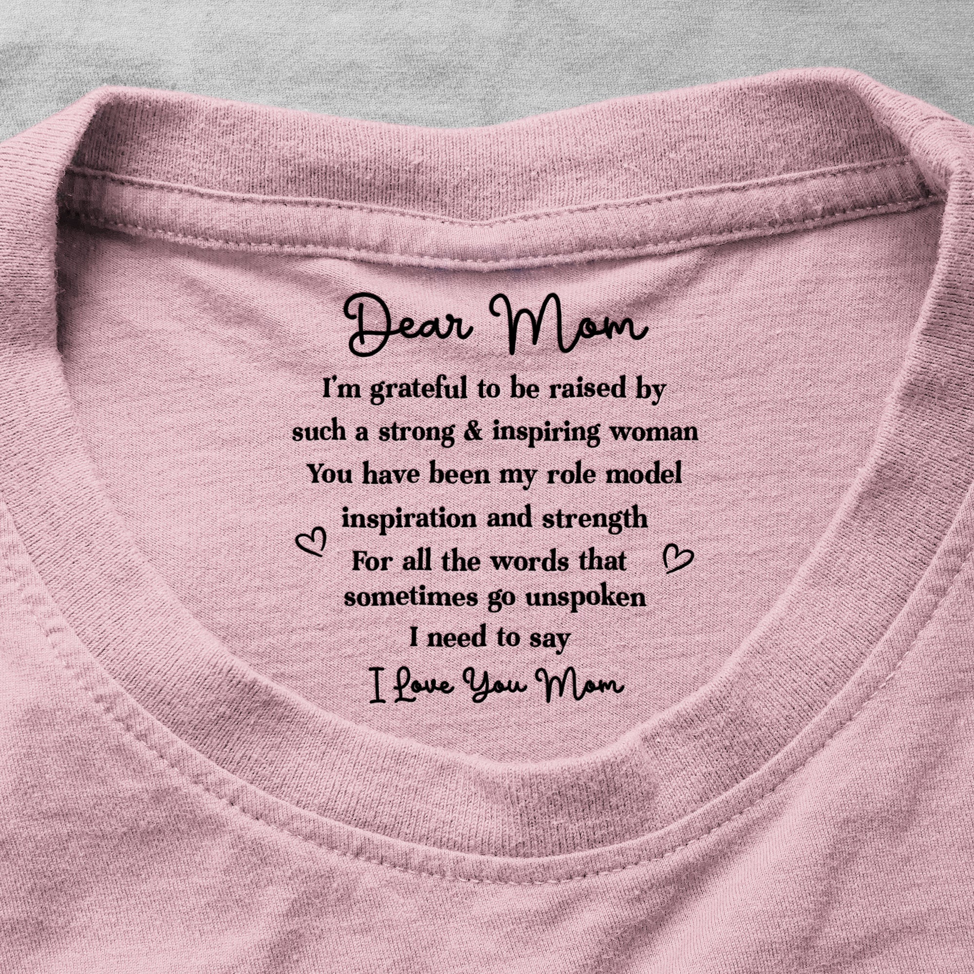 Dear Mom Dad Gift For Parents Thank You Gift - Personalized Shirt