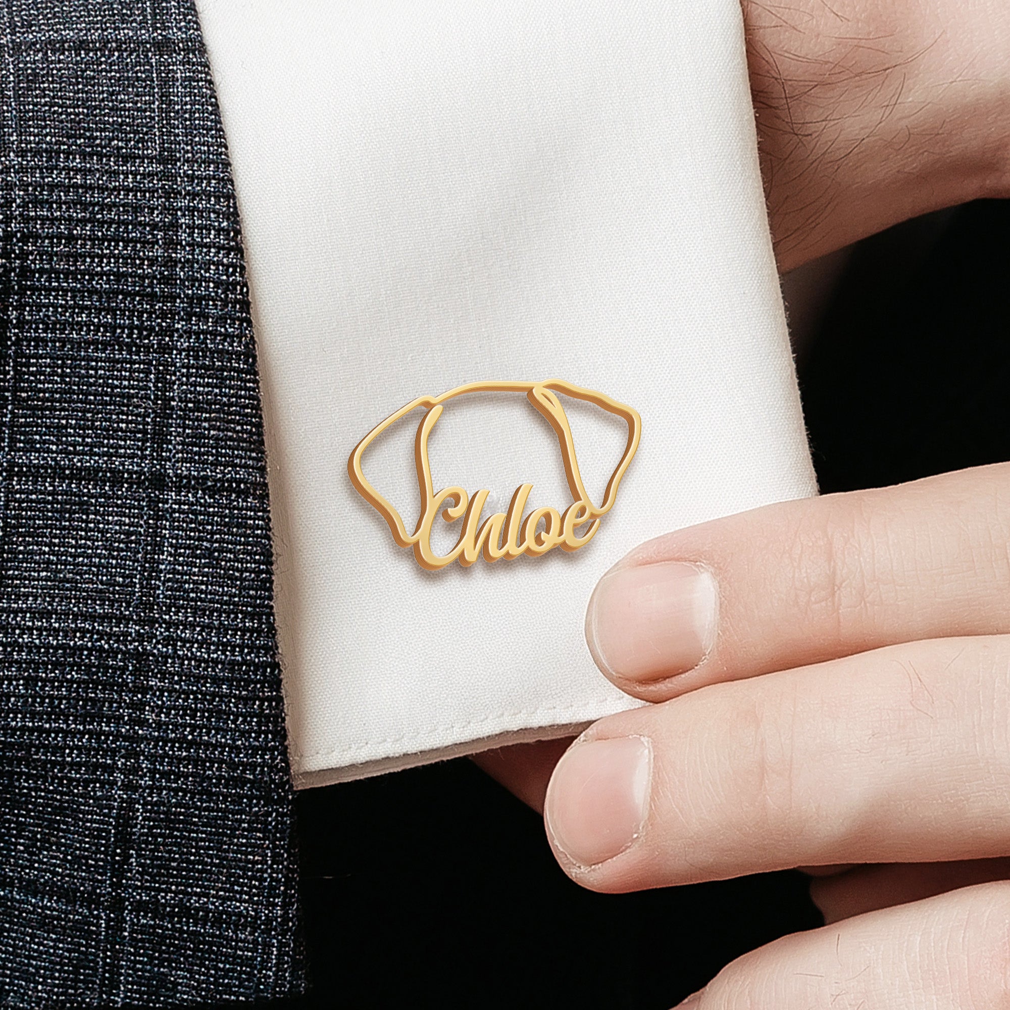 Dog Ears - Custom Cufflinks