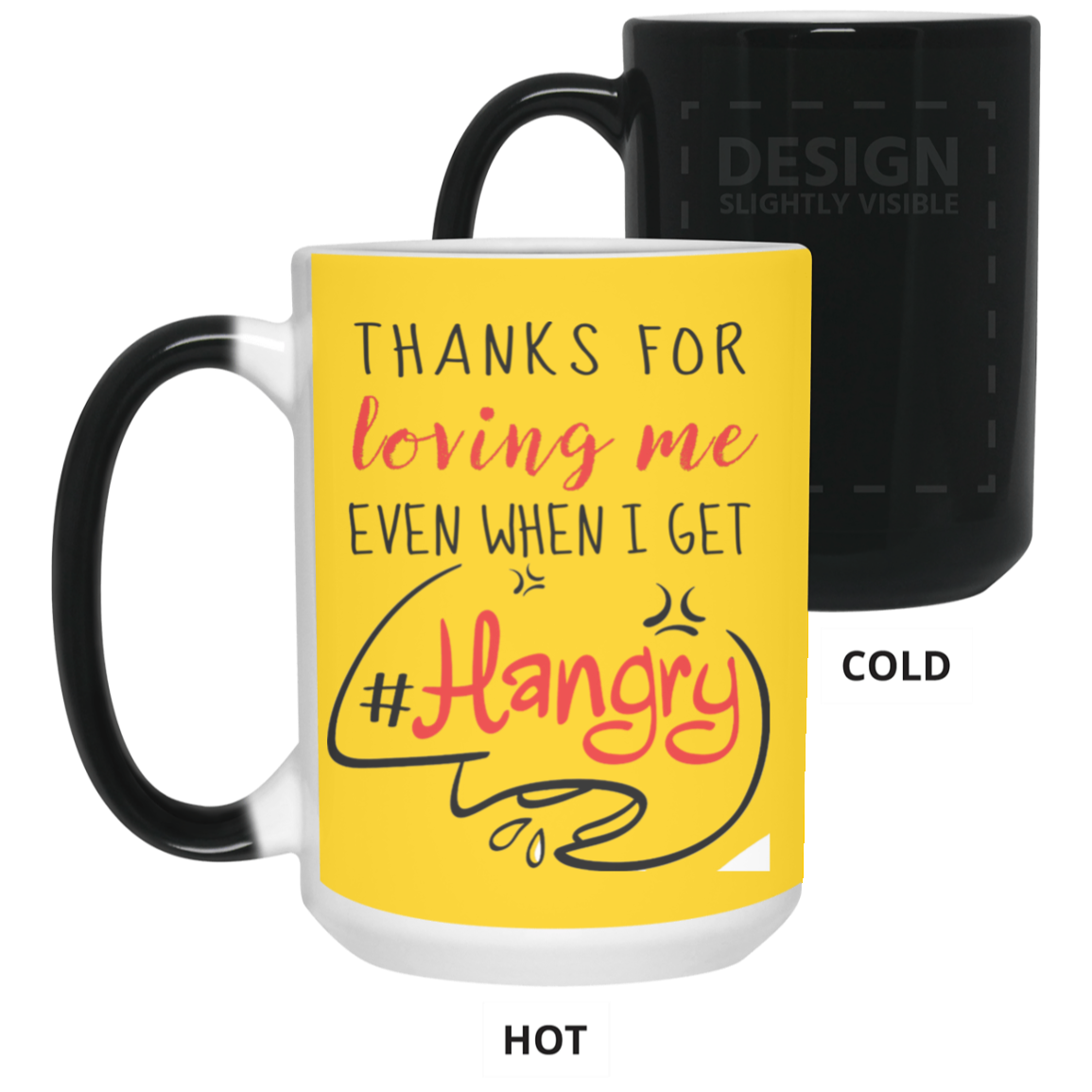 Thanks For Loving Me Even When I Get Hangry Mug Gif For Him For Her-A Loves Gift
