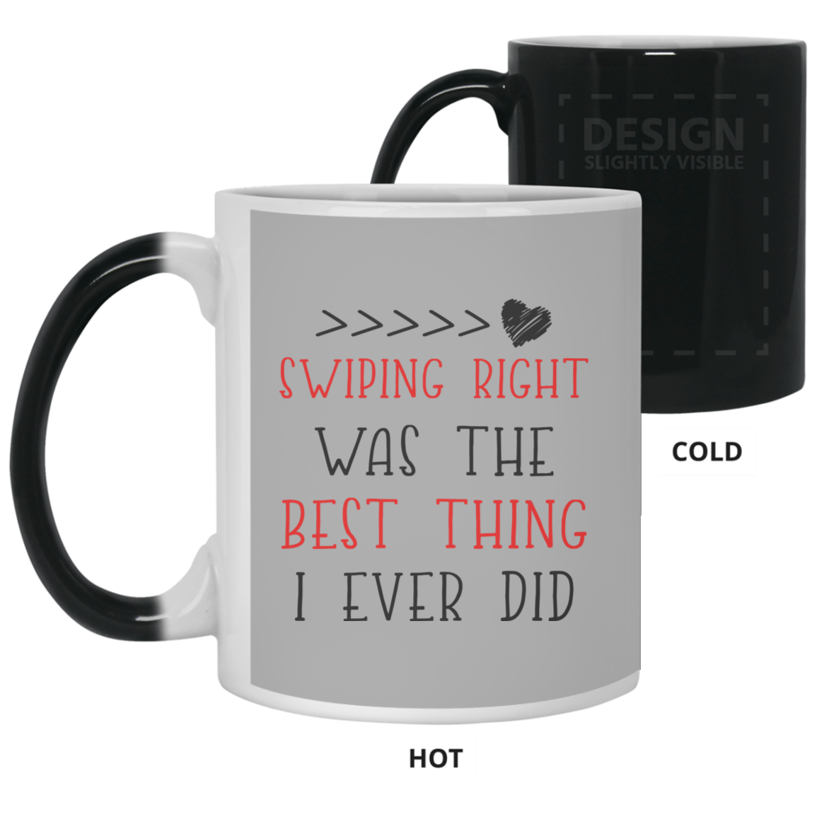 Swiping Right Was The Best Thing I Ever Did Mug Gift For Him For Her-A Loves Gift
