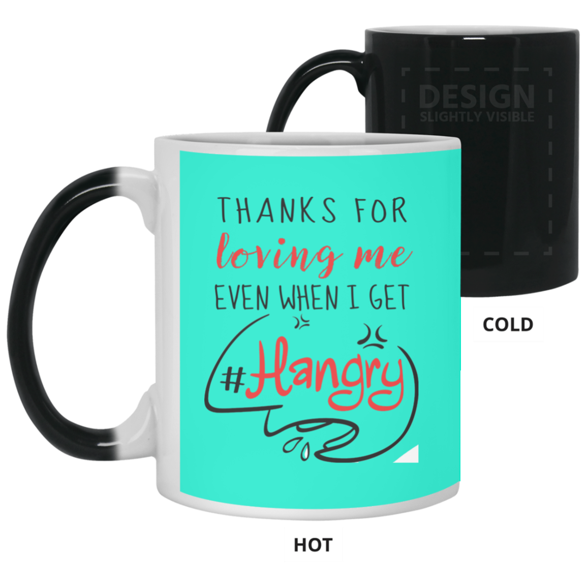 Thanks For Loving Me Even When I Get Hangry Mug Gif For Him For Her-A Loves Gift