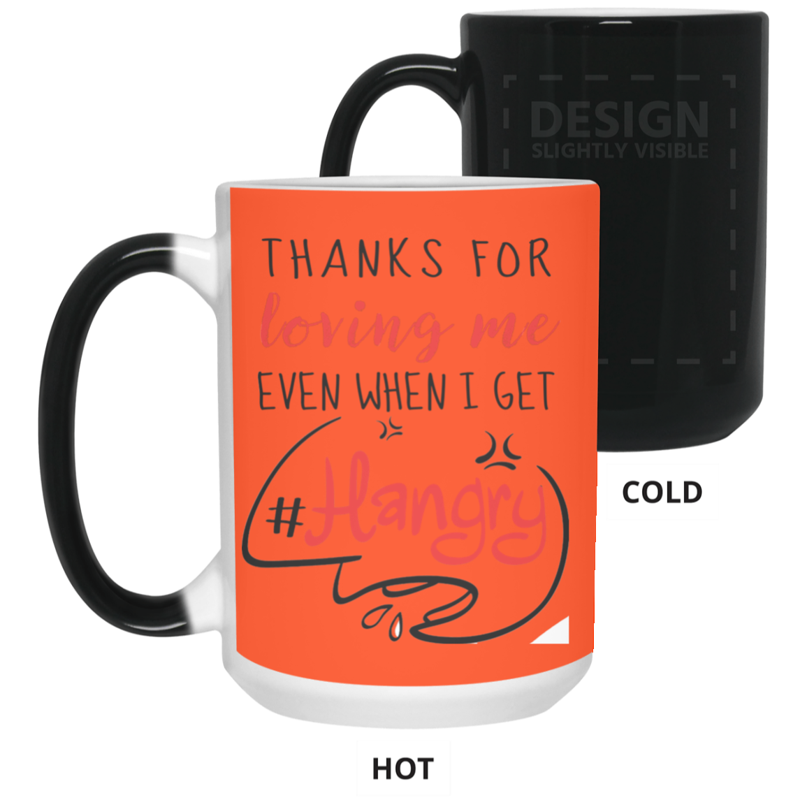 Thanks For Loving Me Even When I Get Hangry Mug Gif For Him For Her-A Loves Gift