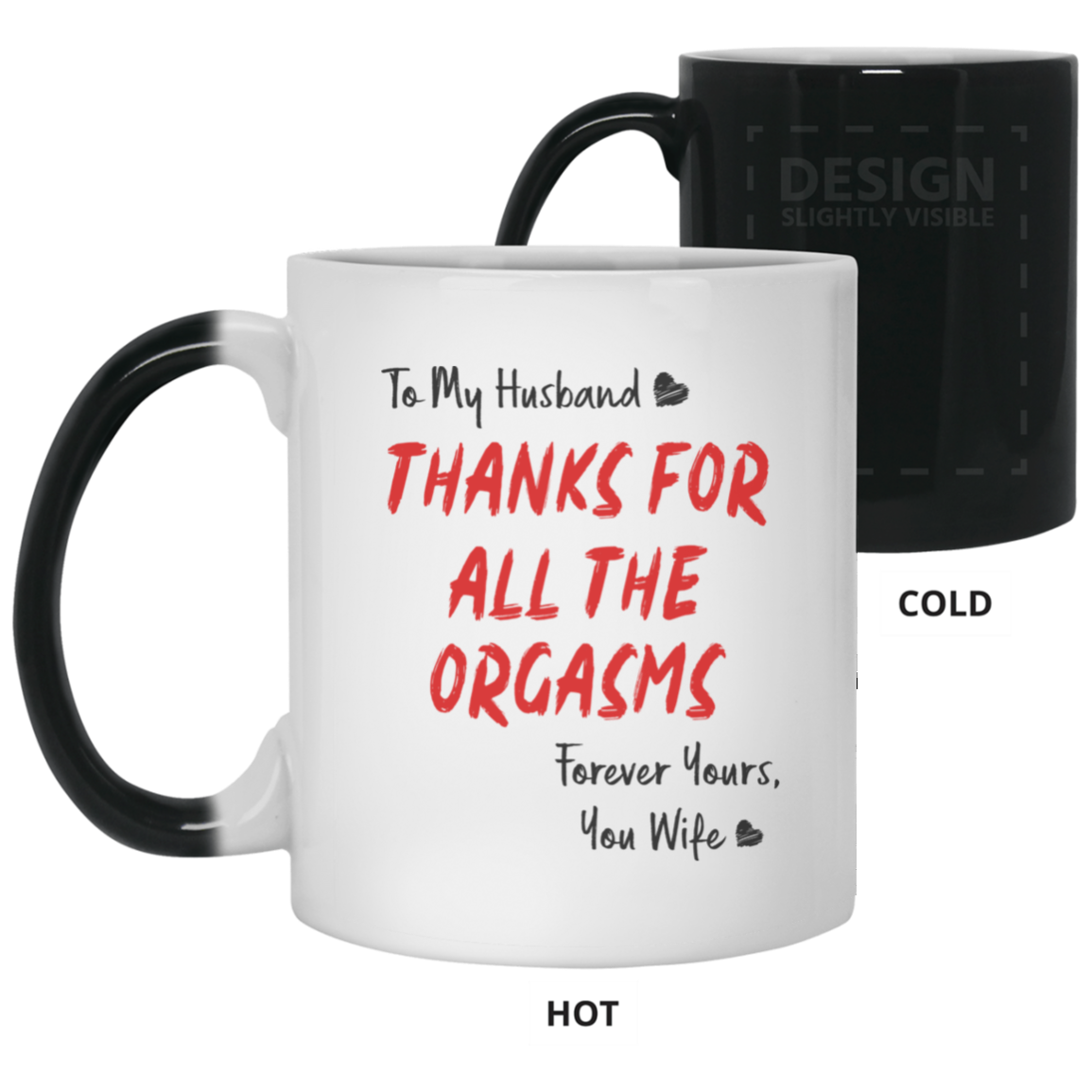 To My Husband Thanks For All The Orgasms Mug Gift For Him-A Loves Gift