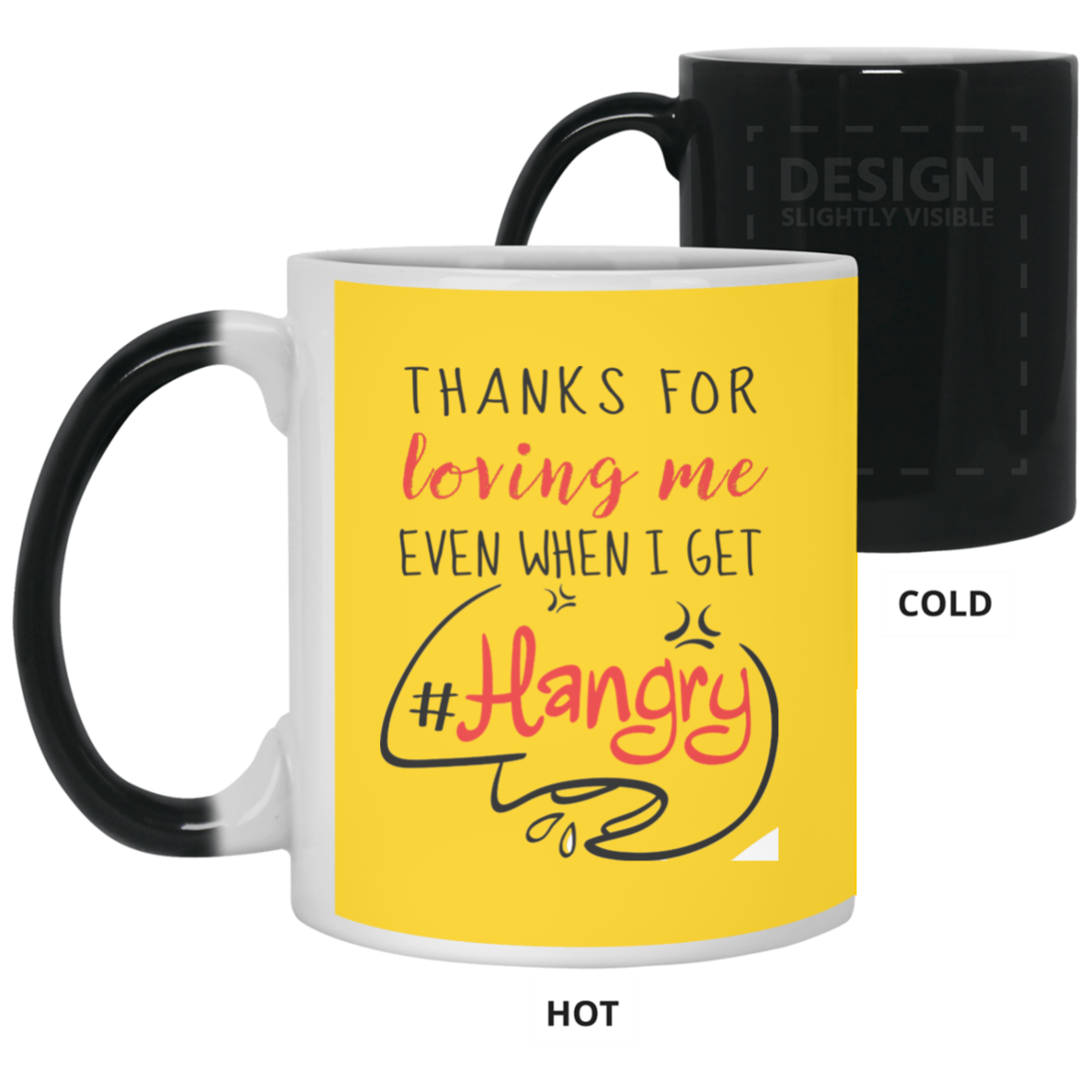 Thanks For Loving Me Even When I Get Hangry Mug Gif For Him For Her-A Loves Gift