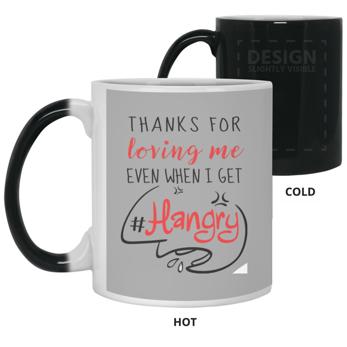 Thanks For Loving Me Even When I Get Hangry Mug Gif For Him For Her-A Loves Gift