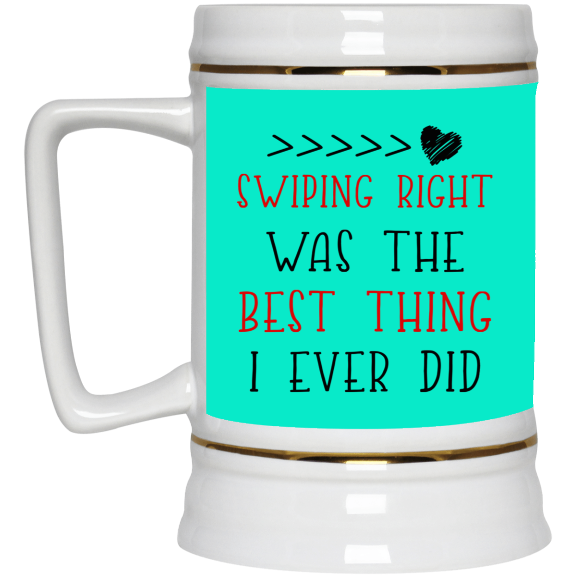 Swiping Right Was The Best Thing I Ever Did Mug Gift For Him For Her-A Loves Gift