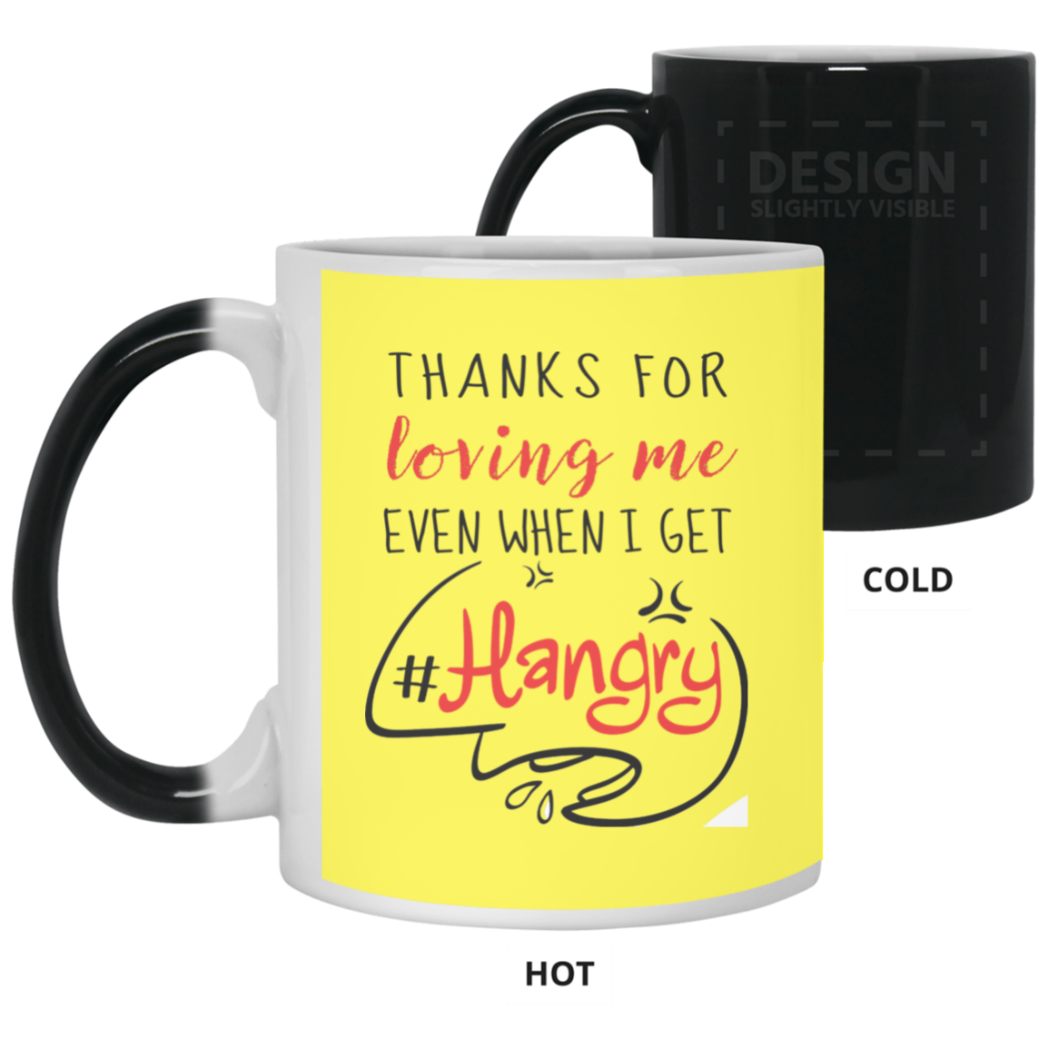 Thanks For Loving Me Even When I Get Hangry Mug Gif For Him For Her-A Loves Gift