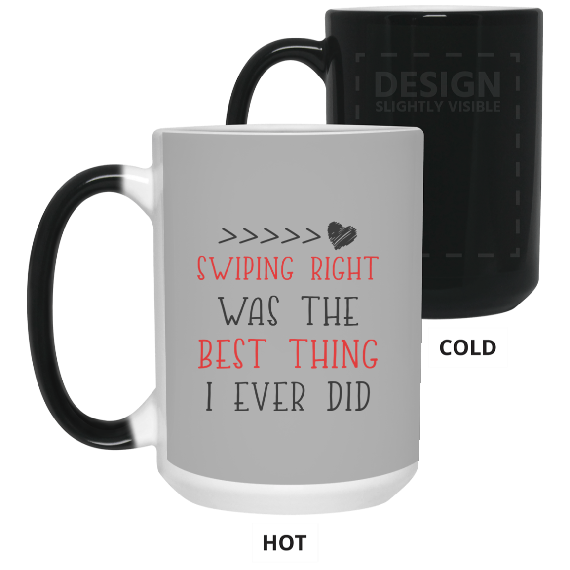 Swiping Right Was The Best Thing I Ever Did Mug Gift For Him For Her-A Loves Gift