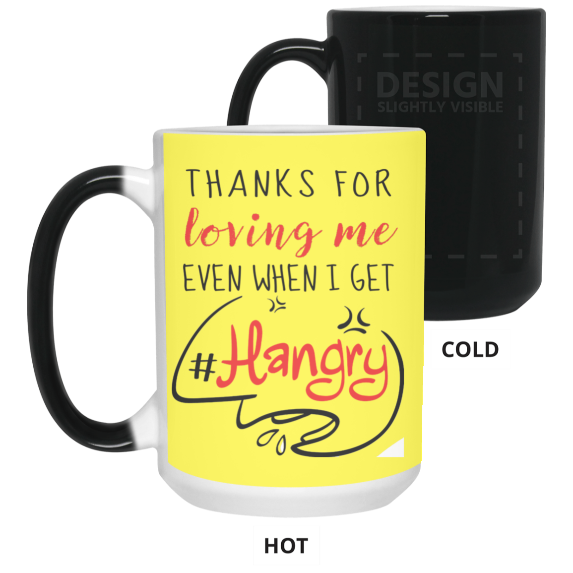 Thanks For Loving Me Even When I Get Hangry Mug Gif For Him For Her-A Loves Gift