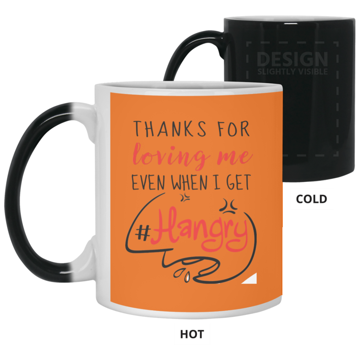 Thanks For Loving Me Even When I Get Hangry Mug Gif For Him For Her-A Loves Gift