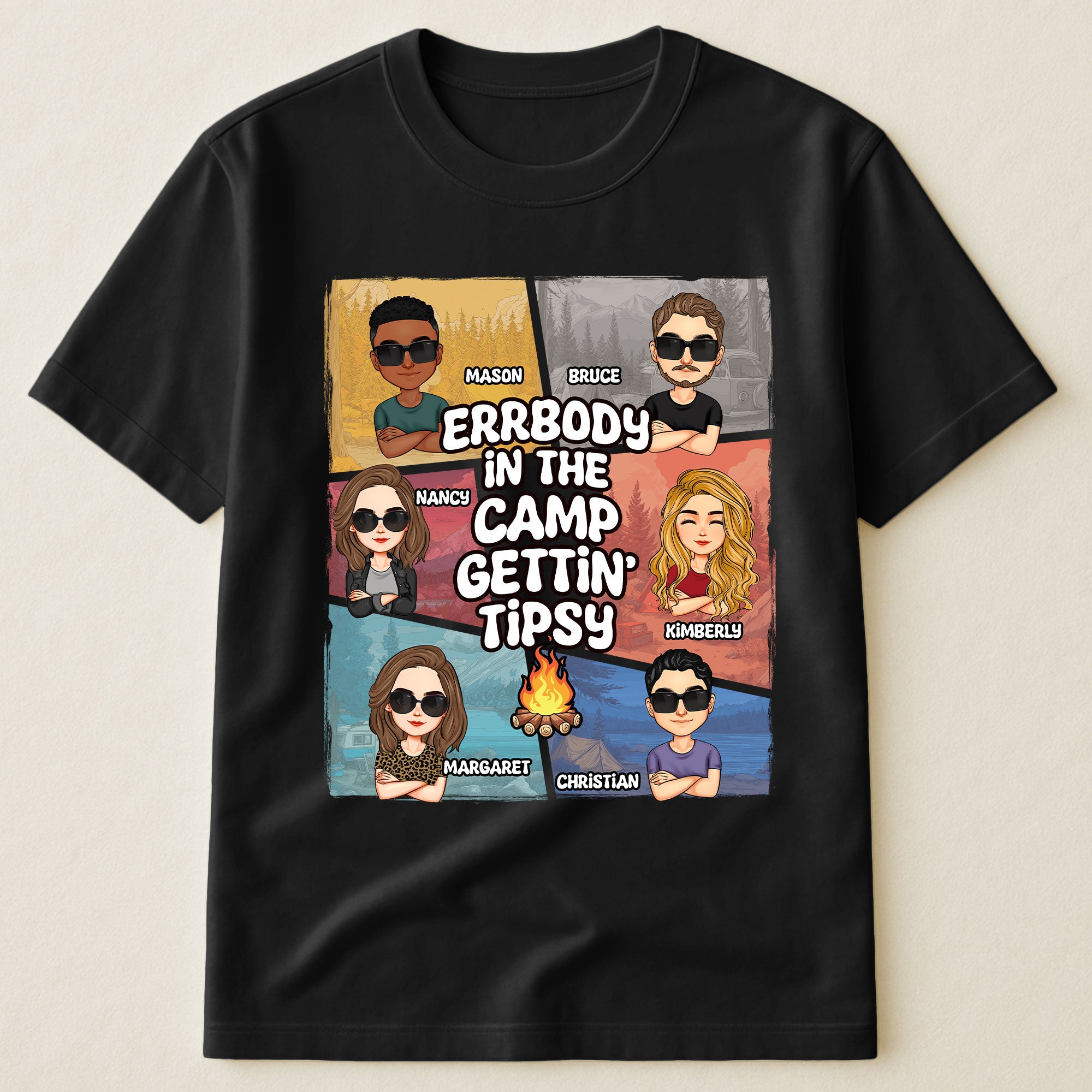 Errbody In The Camp Gettin’ Tipsy - Personalized Shirt