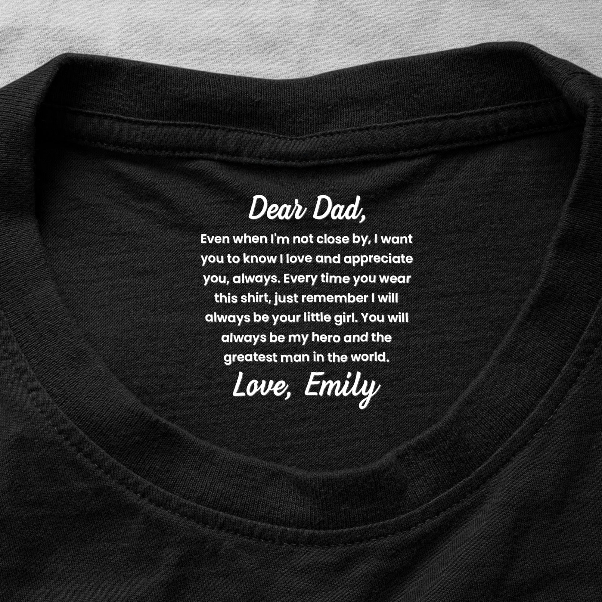 Every Time You Wear This Shirt - Hidden Message Father's Day Gift For Dad - Personalized Shirt
