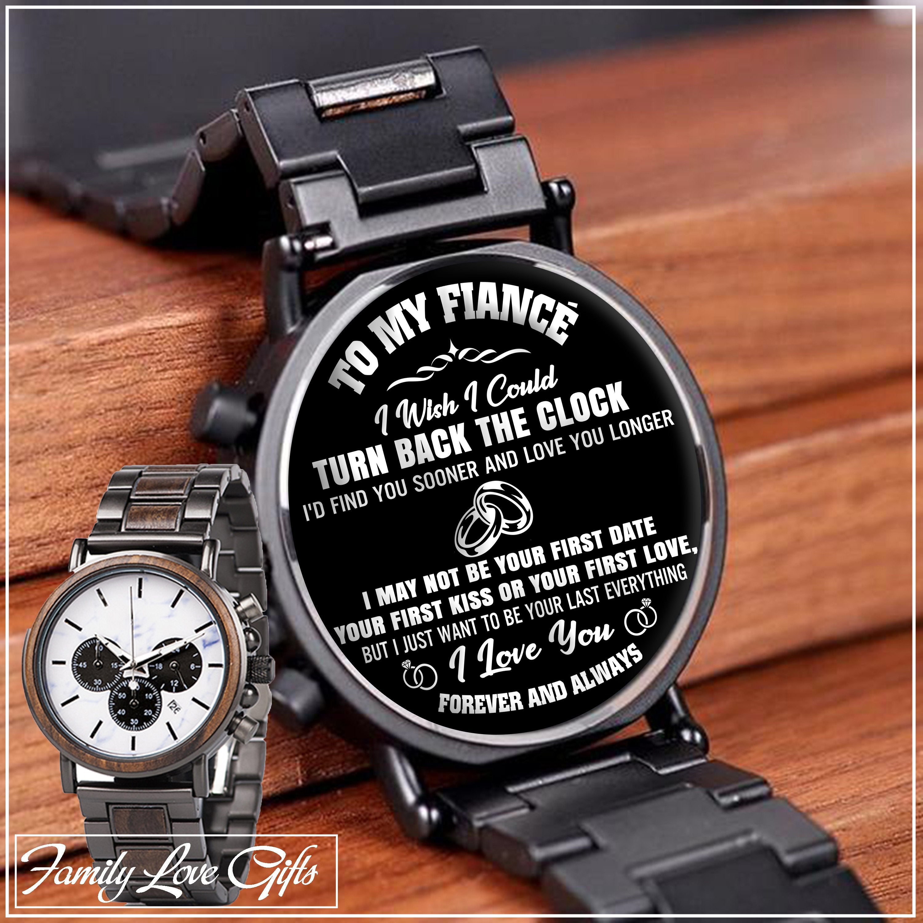 Great Gift For MAN- Engraved Wooden Wristwatches-A Loves Gift