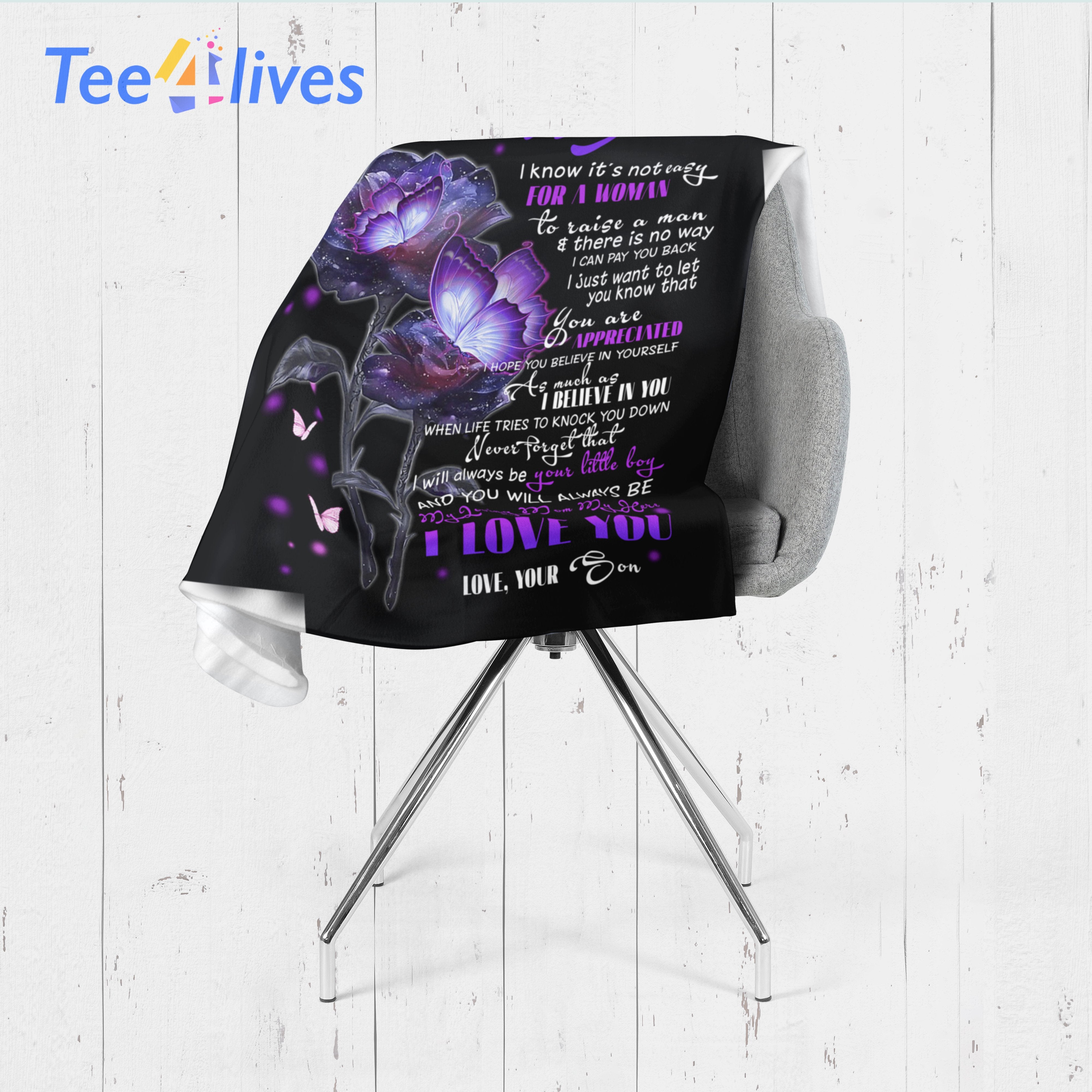 Custom Blanket Personalized Name To My Mom Blanket - Gift for Mom-A Loves Gift