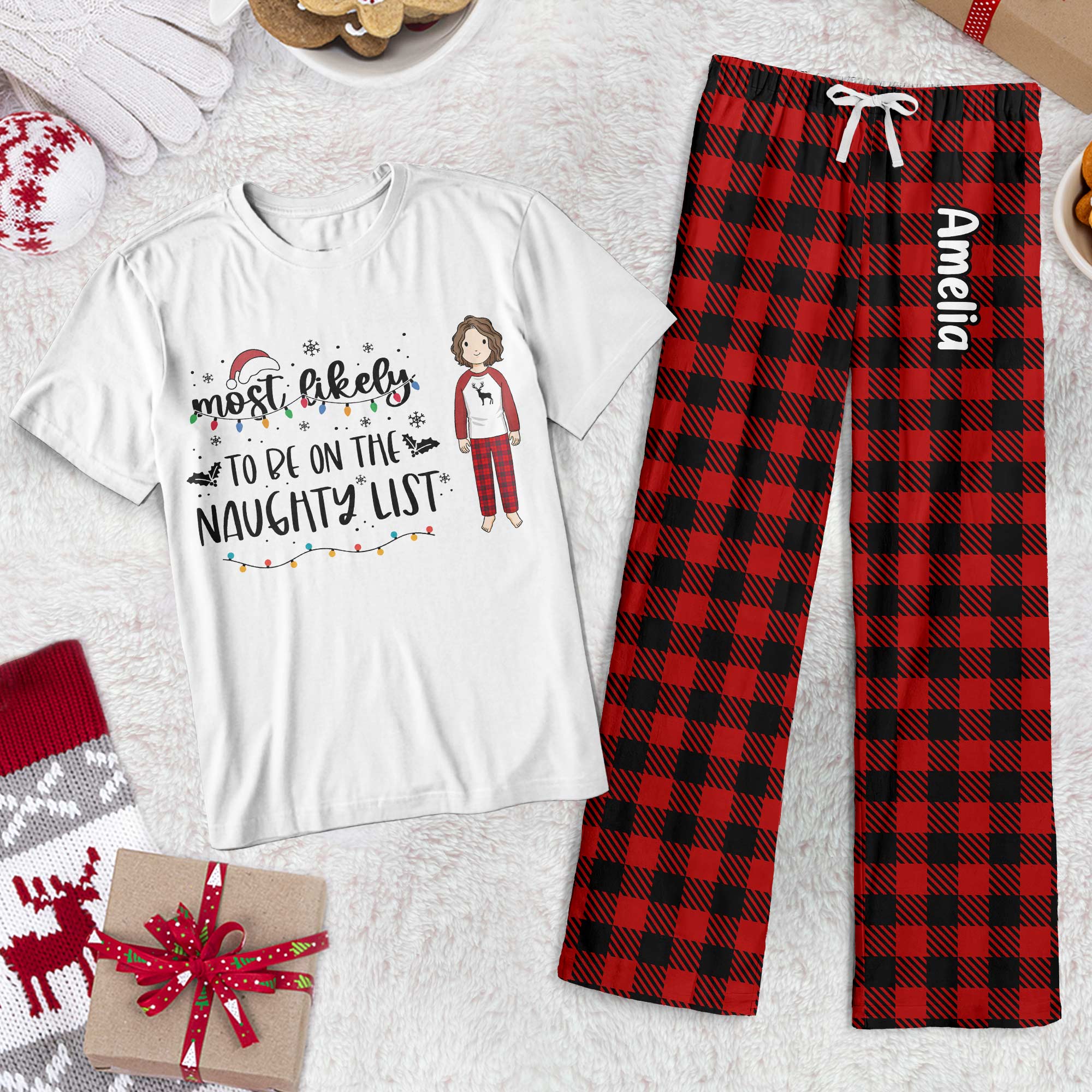 Family Most Likely Christmas - Personalized Pajama Set