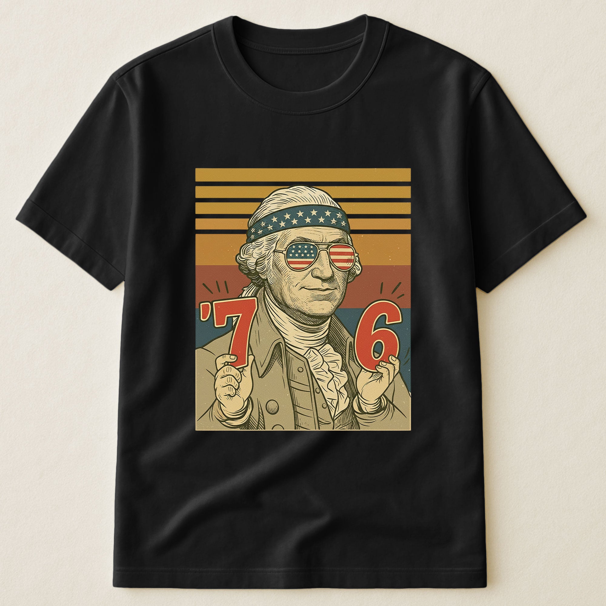 Funny America 6-7 7-6 George Washington, For History Teacher, Student - Personalized Shirt